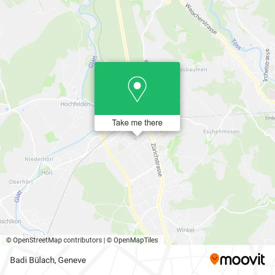 Badi Bülach map