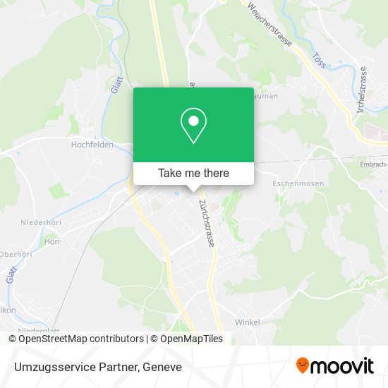 Umzugsservice Partner map