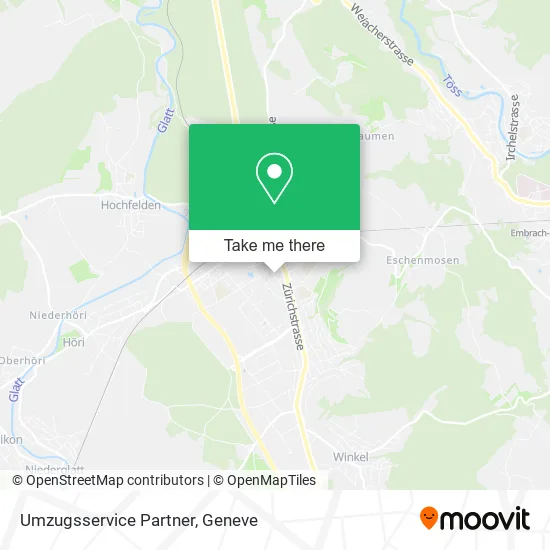 Umzugsservice Partner map