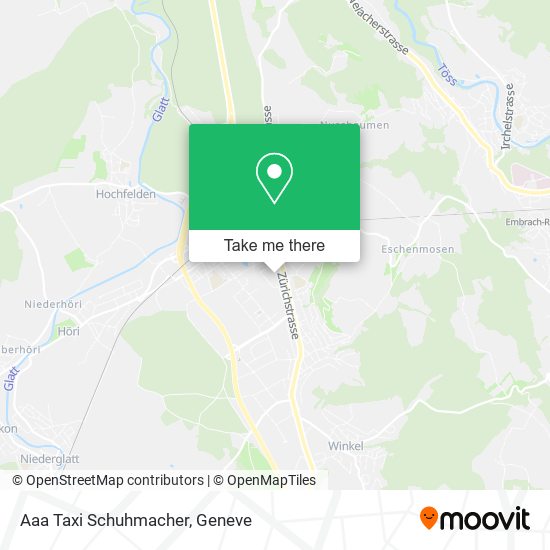 Aaa Taxi Schuhmacher map