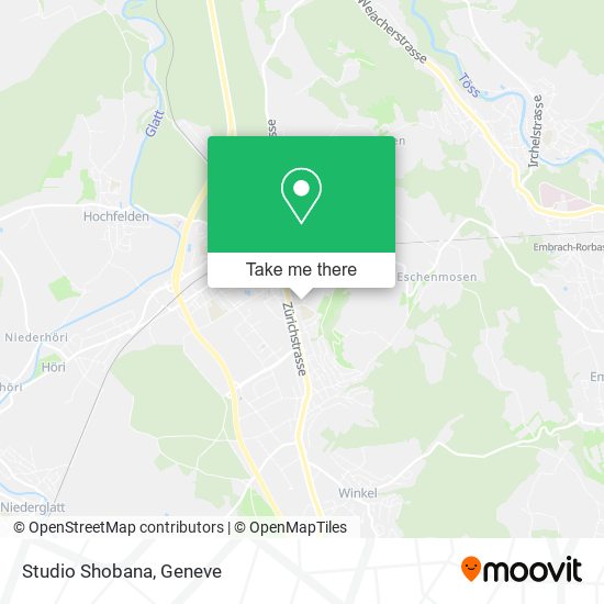 Studio Shobana map