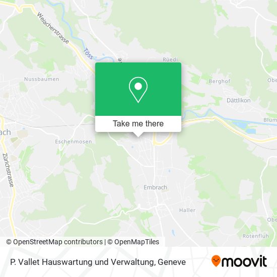 P. Vallet Hauswartung und Verwaltung map