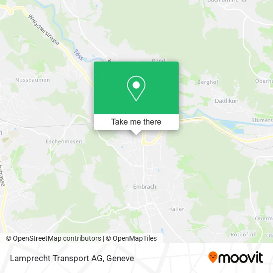 Lamprecht Transport AG map