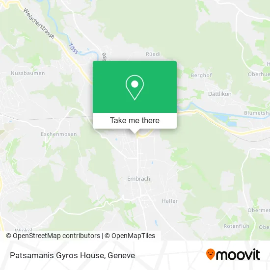 Patsamanis Gyros House map
