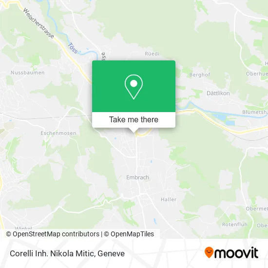 Corelli Inh. Nikola Mitic map