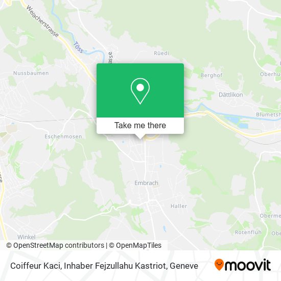 Coiffeur Kaci, Inhaber Fejzullahu Kastriot map