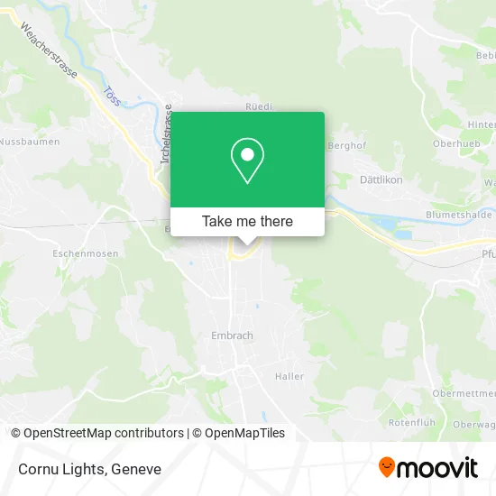 Cornu Lights map