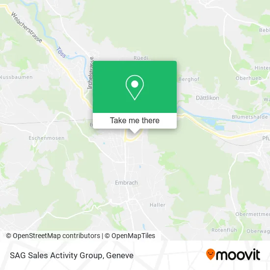 SAG Sales Activity Group map