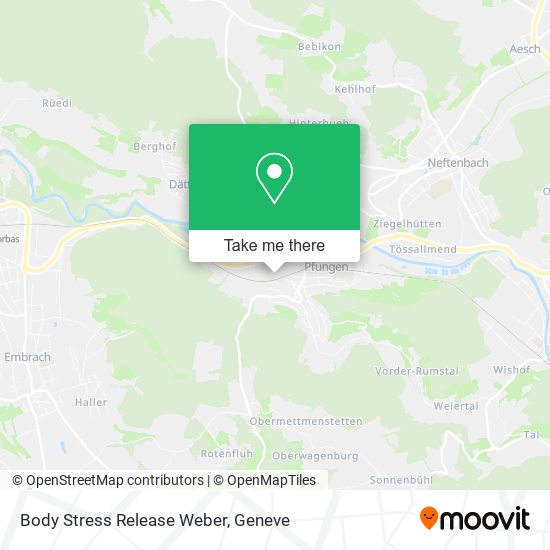Body Stress Release Weber map