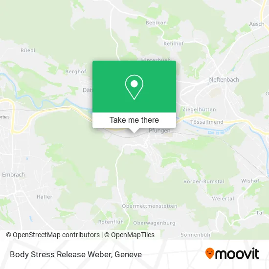 Body Stress Release Weber map