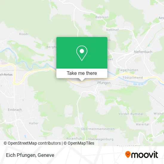 Eich Pfungen map