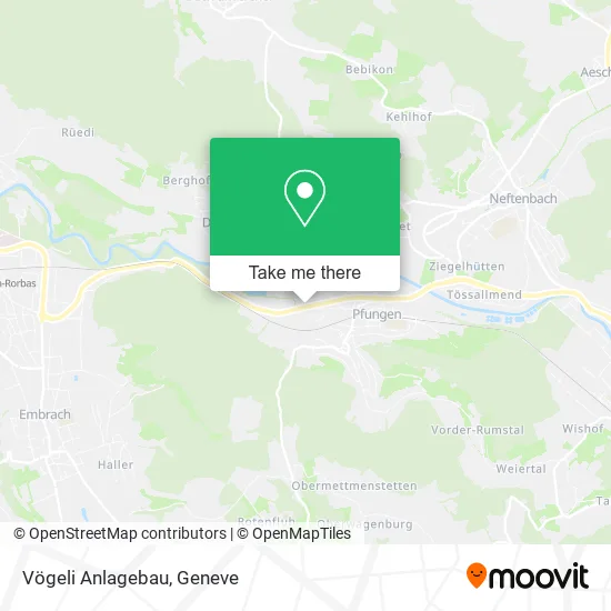 Vögeli Anlagebau map