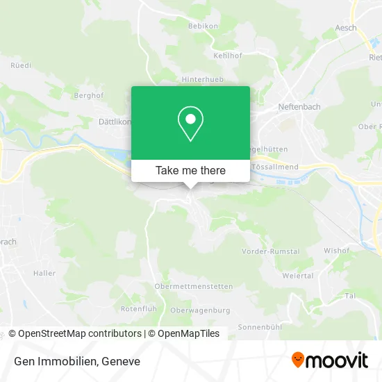 Gen Immobilien map