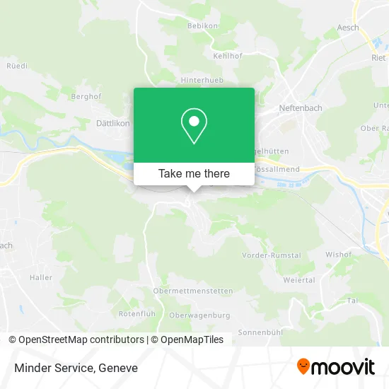 Minder Service map