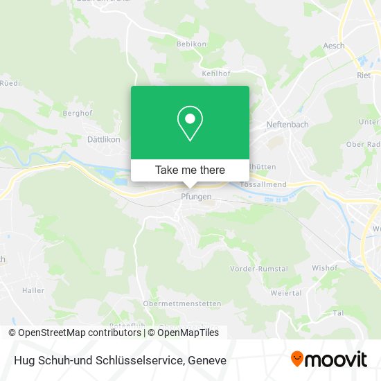 Hug Schuh-und Schlüsselservice map