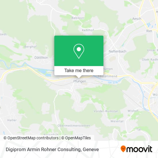 Digiprom Armin Rohner Consulting map