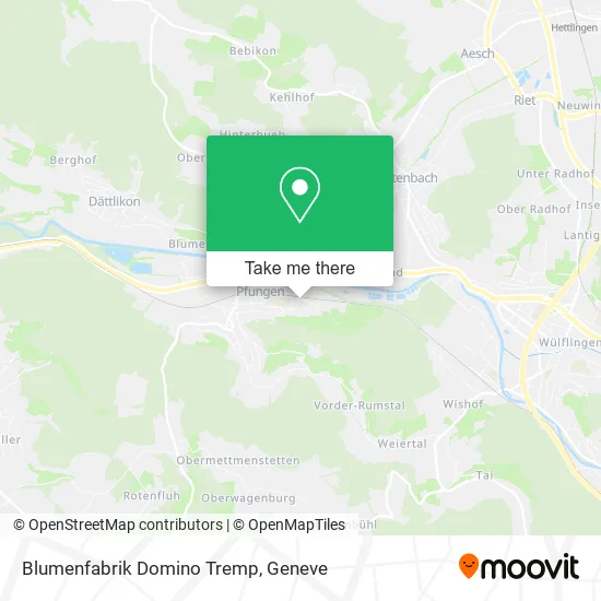 Blumenfabrik Domino Tremp map