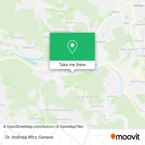 Dr. Andreja Wirz map