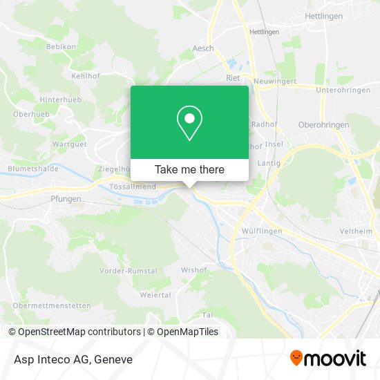 Asp Inteco AG map