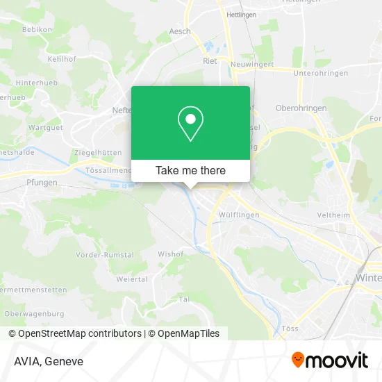 AVIA map