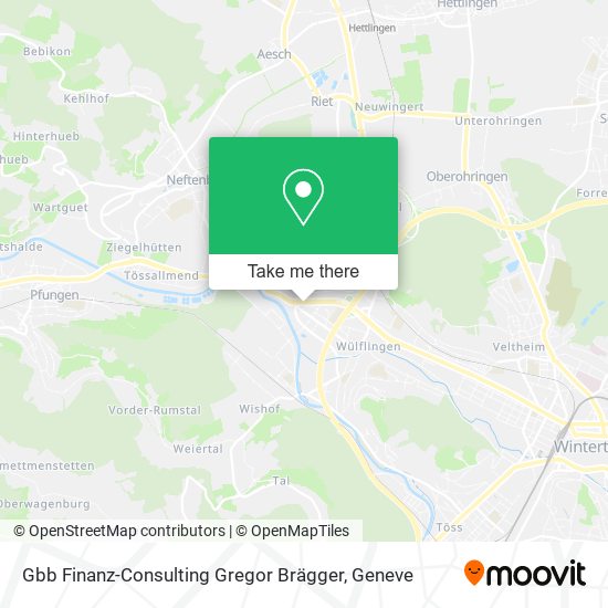 Gbb Finanz-Consulting Gregor Brägger map
