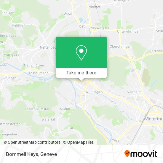 Bommeli Keys map