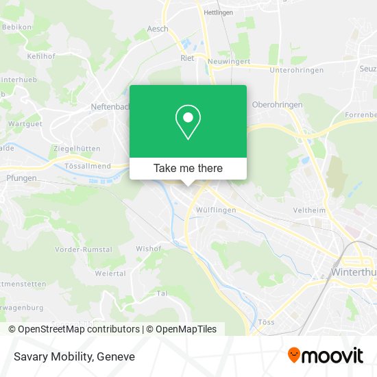 Savary Mobility map