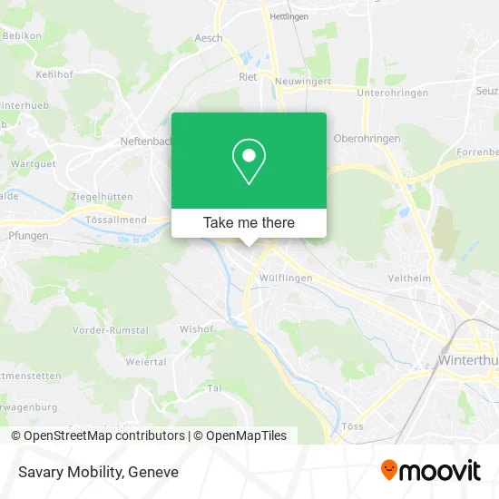 Savary Mobility map