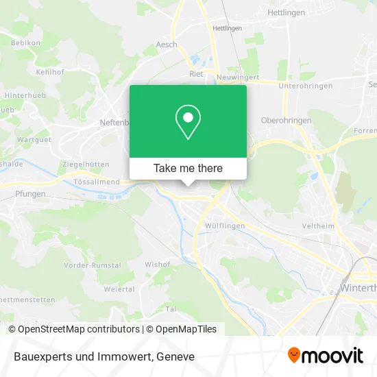 Bauexperts und Immowert map