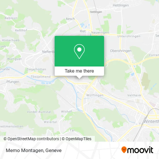 Memo Montagen map