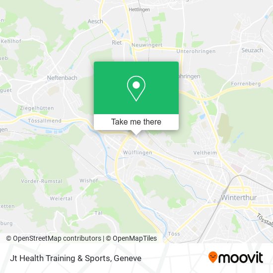 Jt Health Training & Sports map