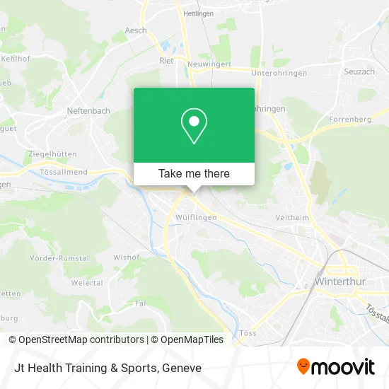 Jt Health Training & Sports map