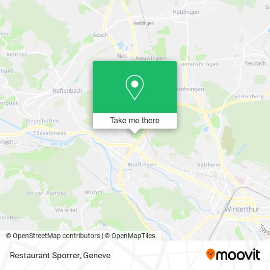 Restaurant Sporrer map