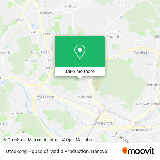 Otsekeng House of Media Production map