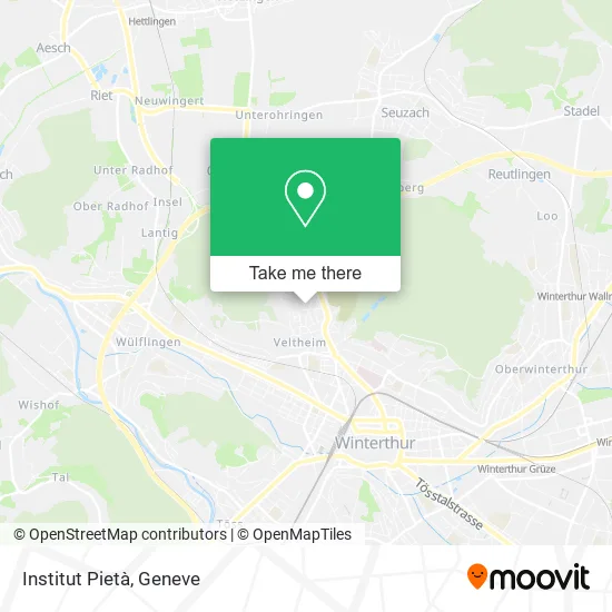Institut Pietà map