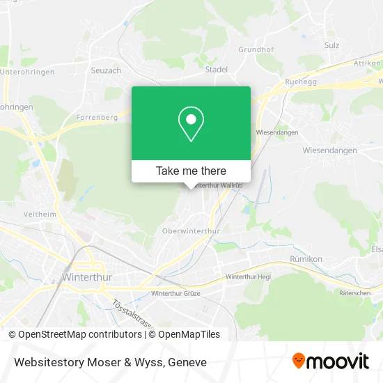 Websitestory Moser & Wyss map