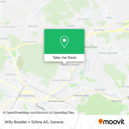 Willy Beyeler + Söhne AG map