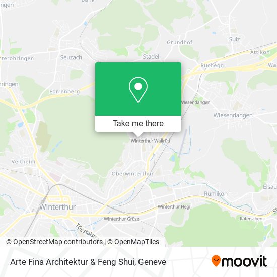 Arte Fina Architektur & Feng Shui map