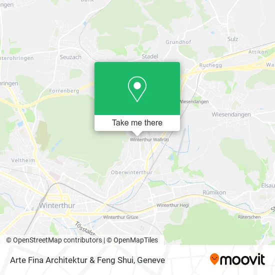 Arte Fina Architektur & Feng Shui map