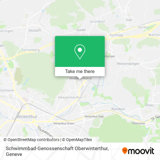 Schwimmbad-Genossenschaft Oberwinterthur map