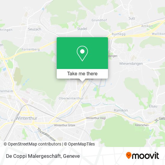 De Coppi Malergeschäft map