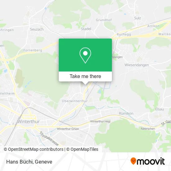Hans Büchi map