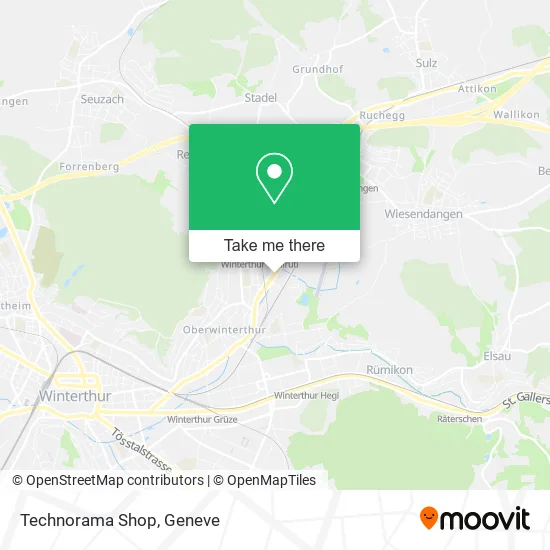 Technorama Shop map