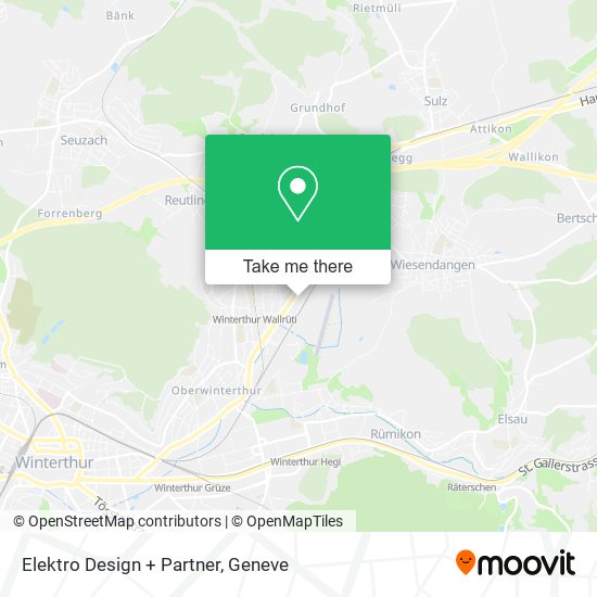 Elektro Design + Partner map