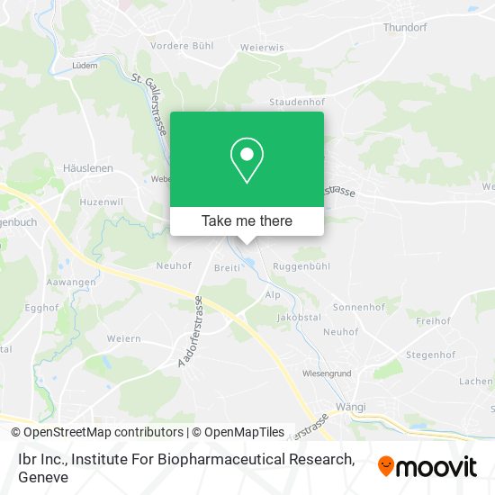 Ibr Inc., Institute For Biopharmaceutical Research map