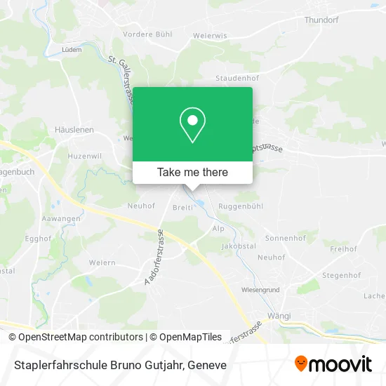 Staplerfahrschule Bruno Gutjahr map