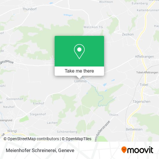 Meienhofer Schreinerei map