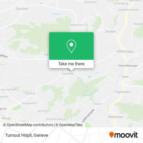 Turnout Höpli map