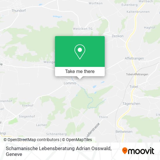 Schamanische Lebensberatung Adrian Osswald map