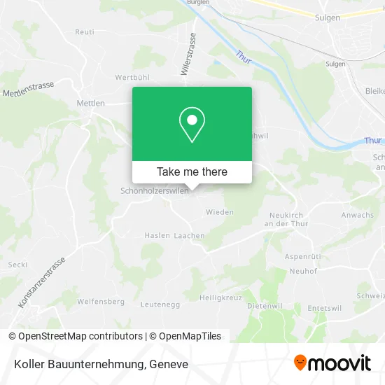 Koller Bauunternehmung map
